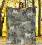 Schipperke Camo Blanket