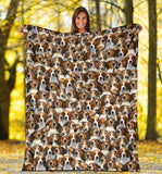 Treeing Walker Coonhound Full Face Blanket