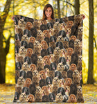 English Cocker Spaniel 2 Full Face Blanket