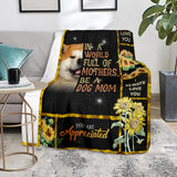 Akita-A Dog Mom Blanket