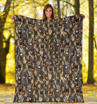 Malinois Dog Full Face Blanket