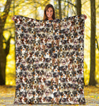 Australian Shepherd Full Face Blanket