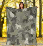 Briard Camo Blanket