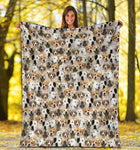 Central Asian Shepherd Dog Full Face Blanket