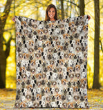 Central Asian Shepherd Dog Full Face Blanket