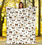 Papilon Paw Blanket