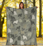 Old English Sheepdog Camo Blanket