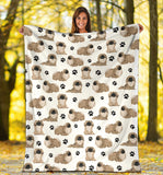 Pekingese Paw Blanket