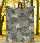 Dogue de Bordeaux Camo Blanket