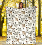 Lhasa Apso Paw Blanket