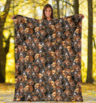 Dachshund Full Face Blanket