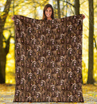 Field Spaniel Full Face Blanket