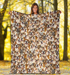 English Bulldog Full Face Blanket