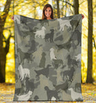 Irish Setter Camo Blanket