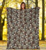 Drentse Patrijshond Full Face Blanket