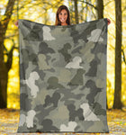 Bichon Frise Camo Blanket