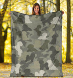 Bichon Frise Camo Blanket