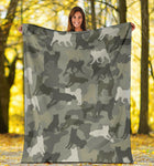 Akita Camo Blanket