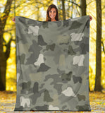 Bergamasco Shepherd Camo Blanket