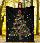 Flat-Coated Retriever Christmas Tree