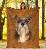 Lhasa Apso Face Hair Blanket