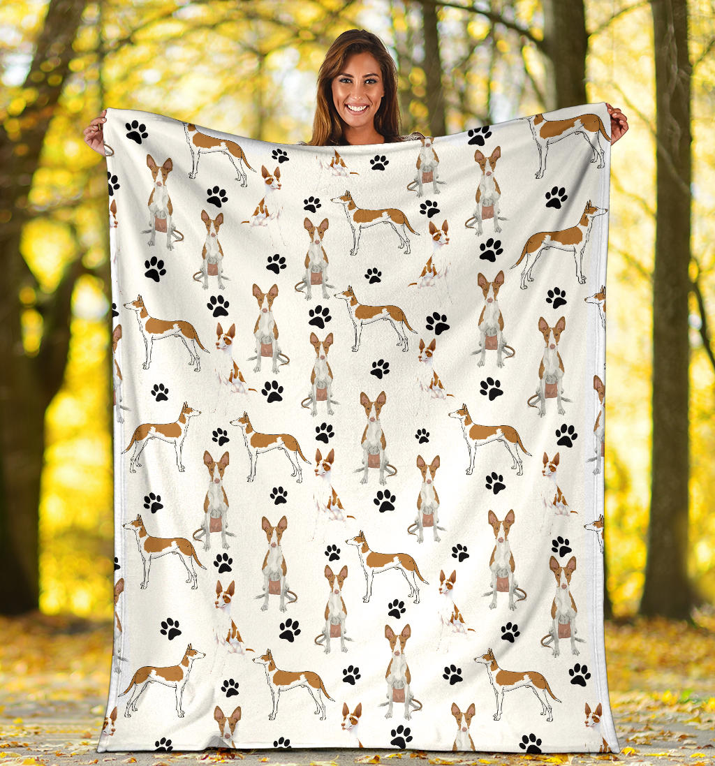 Ibizan Hound Paw Blanket