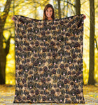 Leonberger Full Face Blanket