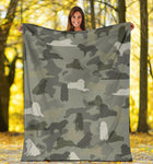 Great Pyrenees Camo Blanket