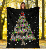 Wirehaired Pointing Griffon Christmas Tree Blanket