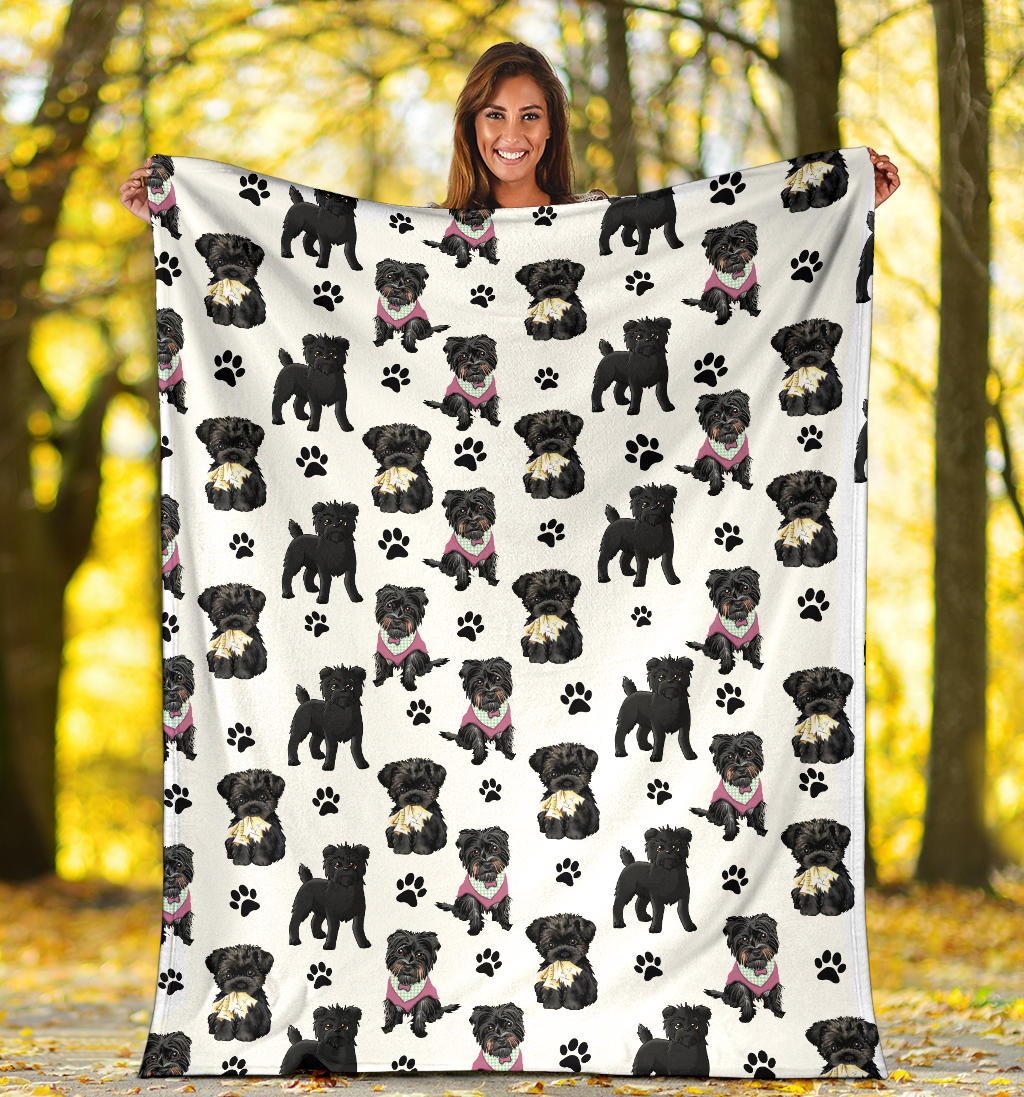 Affenpinscher Paw Blanket