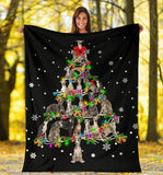 Whippet Christmas Tree Blanket