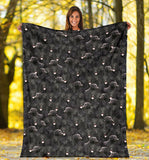 Curly Coated Retriever Full Face Blanket