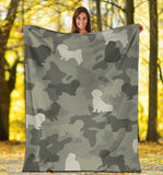 Shih Tzu Camo Blanket