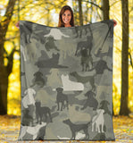 Cane Corso Camo Blanket