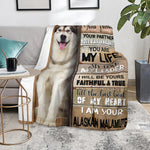 Alaskan Malamute-Your Partner Blanket