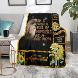 Lhasa Apso-A Dog Mom Blanket