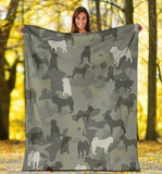 Shar Pei Camo Blanket