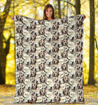 Pyrenean Mastiff Full Face Blanket