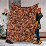 Irish Setter Full Face Blanket