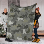 St Bernard Camo Blanket