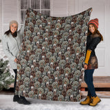 Drentse Patrijshond Full Face Blanket