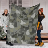 American English Coonhound Camo Blanket