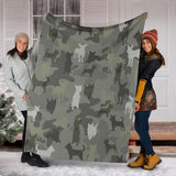 Portuguese Podengo Camo Blanket