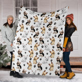 Yorkshire Terrier Paw Blanket