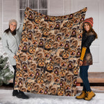 Yorkshire Terrier Full Face Blanket