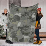 Dogue de Bordeaux Camo Blanket