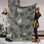 Shetland Sheepdog Camo Blanket