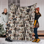 Lhasa Apso Full Face Blanket