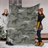 Azawakh Camo Blanket