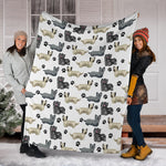 Skye Terrier Paw Blanket